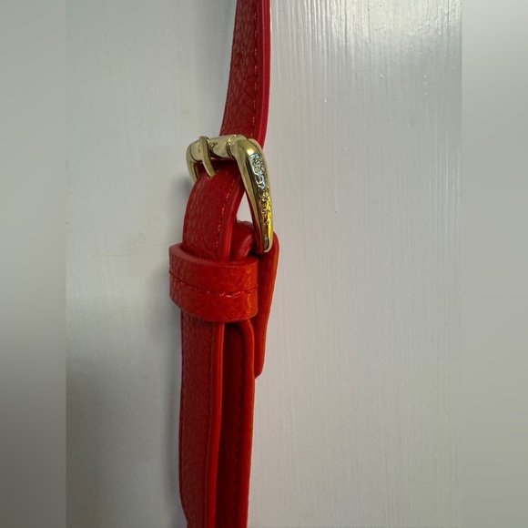NWT JOE'S JEANS 👖 Crossbody Vegan Leather Red Adjustable Strap Bag Purse - Picture 4 of 9